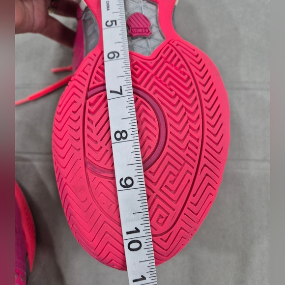 K-Swiss sneakers men's 5.5 women's 7.5 Pink and coral Flow Coolsystem Dura Wrap - Picture 16 of 16
